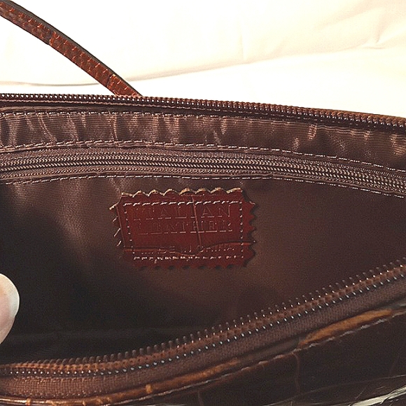 Italian leather baguette bage - Picture 5 of 6